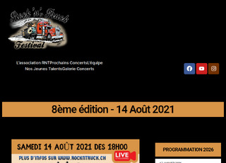 Capture du site ROCK'N'TRUCK FESTIVAL MENSUEL