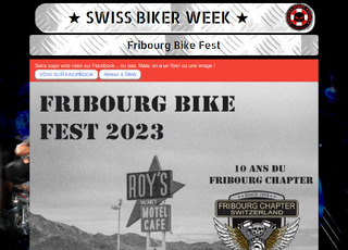 Capture du site Fribourg Bike Fest