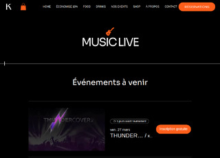 Capture du site The Backwards live