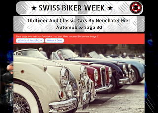 Capture du site OLDTIMER and CLASSIC CARS by NEUCHATEL HIER AUTOMOBILE & SAGA 3D