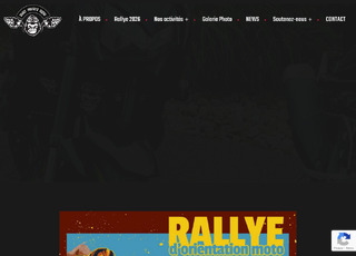 Capture du site 2ème édition du rallye d'orientation Moto