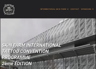 Capture du site International Skin Farm Tattoo Convention