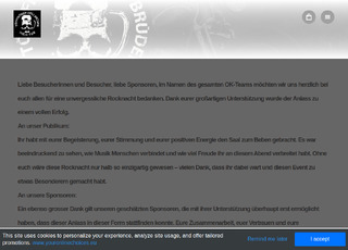 Capture du site RockNacht