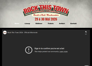 Capture du site Rock This Town Soleure
