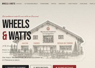 Capture du site WHEELS AND WATTS