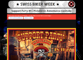Capture du site Support Party M.C. Pistoleros Annemasse Eastside