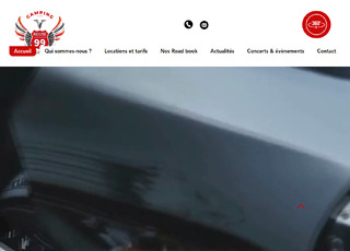 Capture du site CAMPING MOTO ROUTE 99