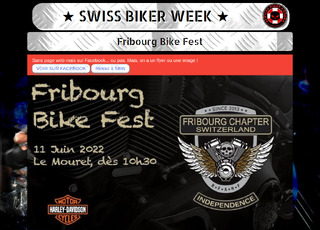Capture du site Fribourg Bike Fest