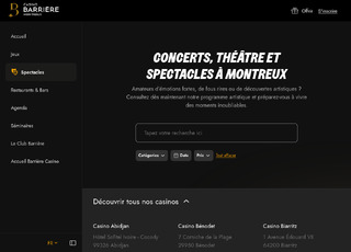 Capture du site Rock Tribute Festival Montreux 2ème
