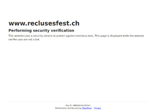 Capture du site LES 5 ANS DU RECLUSES