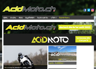 Capture du site Acid'Days 2017
