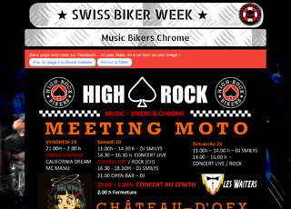 Capture du site Music - Bikers & Chrome