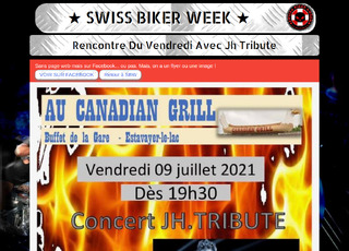Capture du site Rencontre du Vendredi avec JH Tribute