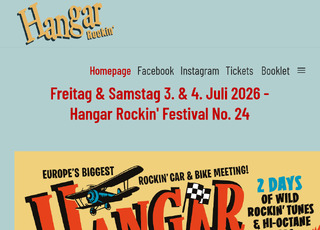 Capture du site Hangar Rockin'