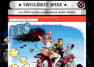 Capture du site Les Vitricus Rassemblement Autos-Motos
