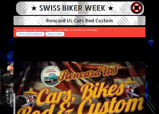 Capture du site Rencard US Cars, Rod & Custom