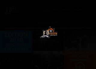 Capture du site FÔfestiv First international tribute festival