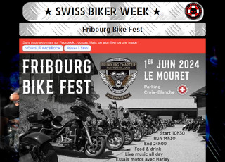 Capture du site Fribourg Bike Fest