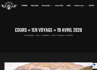 Capture du site Cours 1er voyage