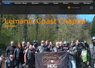 Capture du site Portes ouvertes Harley-Davidson Lausanne