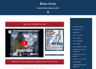 Capture du site Blues Rules Crissier Festival