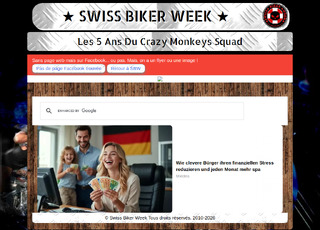 Capture du site Les 5 ans du Crazy Monkeys Squad