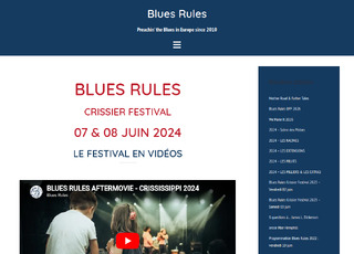 Capture du site Blues Rules Crissier Festival 2024
