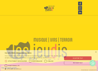 Capture du site Sophie Noir Trio