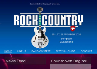Capture du site Légendes of Rock