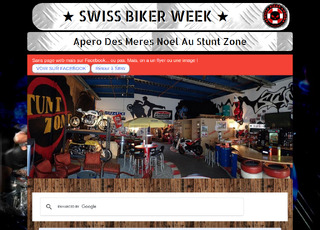 Capture du site Apéro des Mères-Noël au Stunt Zone. 
