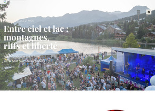 Capture du site BLues N'Rock@Lake Moubra
