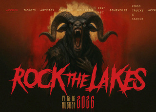 Capture du site Rock The Lakes Metal Festival