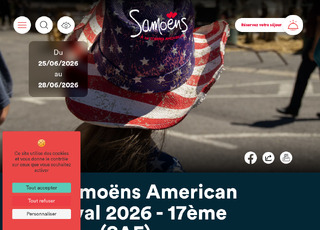Capture du site Samoëns American Festival 17ème