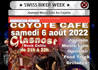 Capture du site Journée Music Live au Coyote