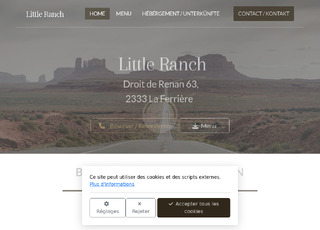 Capture du site LITTLE RANCH