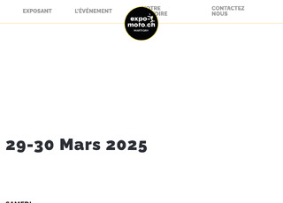 Capture du site Expo-Moto Martigny
