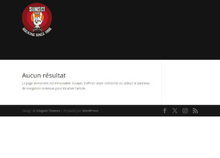 Capture du site Du Rock au Sunset Bar