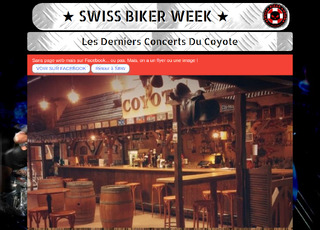 Capture du site Les derniers concerts du Coyote