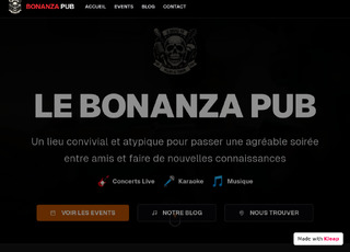 Capture du site Vince & Brothers
