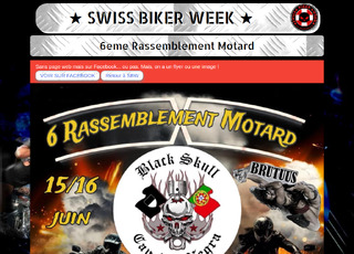 Capture du site 6ème Rassemblement Motard