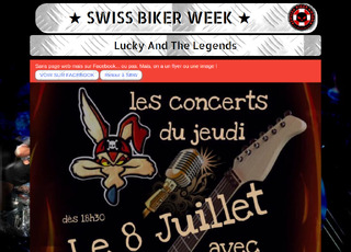 Capture du site Lucky and the Legends