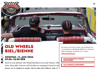 Capture du site Old Wheels Bienne