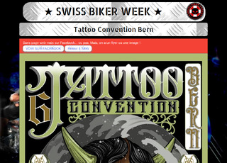 Capture du site Tattoo Convention Bern