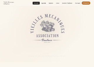 Capture du site Vieilles Mécaniques Baulmes