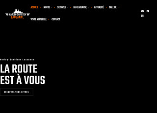 Capture du site Harley-Davidson Open House