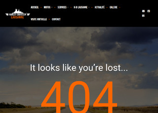 Capture du site Harley-Davidson Open House
