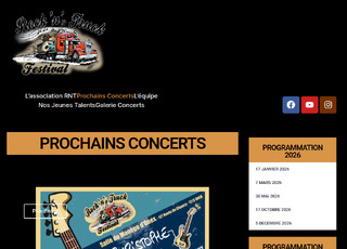 Capture du site ROCK'N'TRUCK FESTIVAL MENSUEL