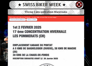 Capture du site 17ème Concentration Hivernale