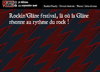 Capture du site ROCKIN'GLÂNE FESTIVAL