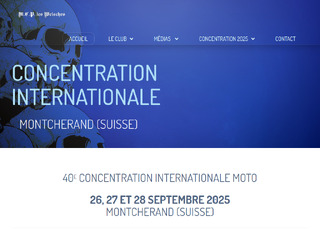 Capture du site 40eme Concentration Internationale Motos MCP Les WELCHES